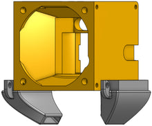 Load image into Gallery viewer, REVO CR Minimalist Fans Bracket and Ducts for Dual 4010 Blowers, Single 4010 or 4020 Heatsink Fan .STL files for DIY 3D printing