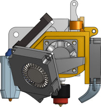 Load image into Gallery viewer, Minimalist Dual Parts Fan Micro Swiss NG REVO, Ducts for Dual 4010 Blowers, Single 3010 Fan .STL files for DIY 3D printing