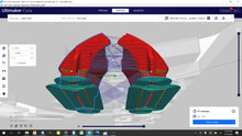 Load image into Gallery viewer, Minimalist Fans Bracket and Standard Plus LED Ducts for Dual 4010 Blowers, Single 4010 or 4020 Heatsink Fan .STL files for DIY 3D printing