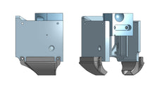 Load image into Gallery viewer, Minimalist E3D V6 and CHC Pro Volcano Fans Bracket and Ducts for Dual 4010 Blowers, Single 4010 or 4020 Heatsink Fan .STL files for DIY 3D printing