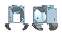 Load image into Gallery viewer, Minimalist E3D V6 and CHC Pro Volcano Fans Bracket and Ducts for Dual 4010 Blowers, Single 4010 or 4020 Heatsink Fan .STL files for DIY 3D printing