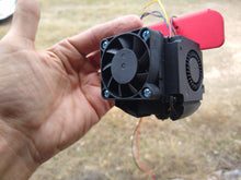 Load image into Gallery viewer, Minimalist Fans Bracket and Standard Plus LED Ducts for Dual 4010 Blowers, Single 4010 or 4020 Heatsink Fan .STL files for DIY 3D printing