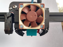 Load image into Gallery viewer, Minimalist E3D V6 and CHC Pro Volcano Fans Bracket and Ducts for Dual 4010 Blowers, Single 4010 or 4020 Heatsink Fan .STL files for DIY 3D printing
