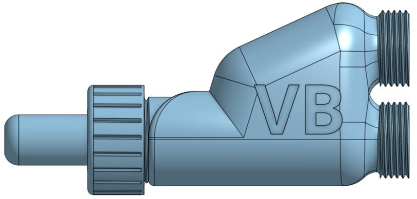 V3.4 Vapor Blast Guns & Nozzles .STL files for DIY 3D printing